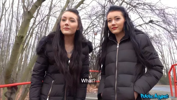 The Twin Brought A Shy Sister To Have Sex With An Agent