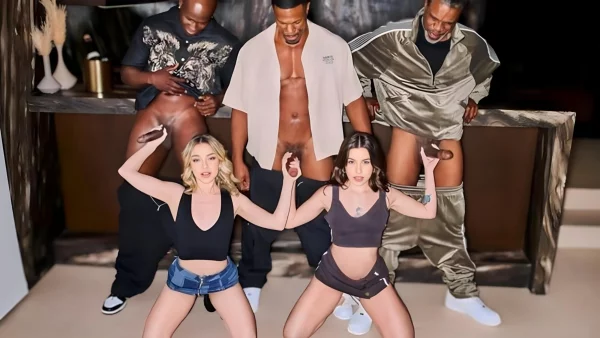 The Friends Agreed On A Threesome With Three Blacks