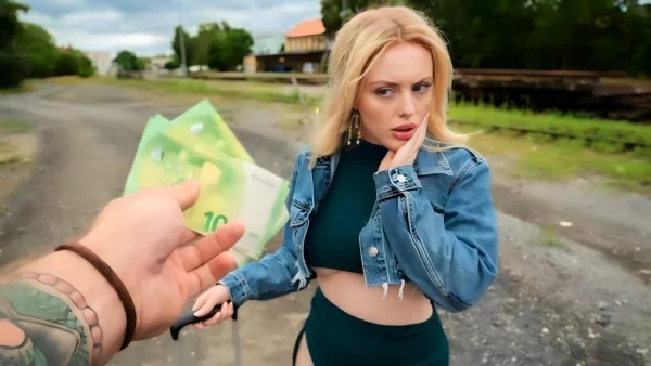 A Pickup Truck Pays A Tourist For Casual Pussy Sex