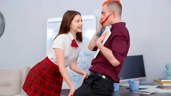 Russian Redhead Student Tasted Sperm After Having Sex With A Classmate